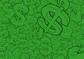 Dollar Signs Background