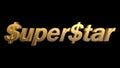Dollar super star Royalty Free Stock Photo