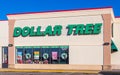 Dollar Tree Retail Store Sign and Logo Royalty Free Stock Photo