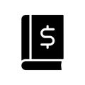 Dollar vector glyph flat icon Royalty Free Stock Photo