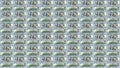 dollars background with high resolution 4K 8K - A pile of one hundred US dollars - Banknotes