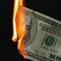 Dollars burn