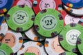 Dollars Casino Poker chips