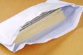 Dollars in an envelope Royalty Free Stock Photo