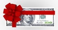 Dollars gift pack Royalty Free Stock Photo