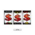 Dollars jackpot Royalty Free Stock Photo