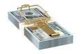 Dollars Money Trap Royalty Free Stock Photo