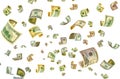 Dollars out of thin air. Royalty Free Stock Photo