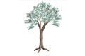 The dollars tree