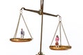 Dolls on Balancing Scales