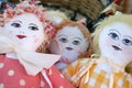 Dolls in a basket Royalty Free Stock Photo