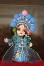 Dolls dress with Chinese uniform.