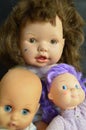 dolls portraits Royalty Free Stock Photo