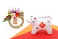 Dolls of Tora Tiger. Japanese new year object