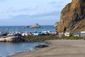 Dolly Dock in Port Orford Oregon Royalty Free Stock Photo