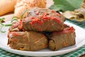 Dolma, stuffed grape leaves