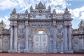 Dolmabahce palace entrance Royalty Free Stock Photo