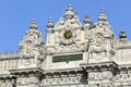 Dolmabahce Palace. Exterior facade of the Gate of Treasury. Istanbul, Turkey Royalty Free Stock Photo