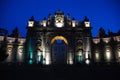 Dolmabahce Palace gate at night and Besiktas in Istanbul City Royalty Free Stock Photo