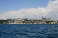 Dolmabahce Palace, historical building on the Bosphorus shore