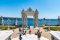 Dolmabahce Palace Imperial Gate in Istanbul, Turkey. Royalty Free Stock Photo