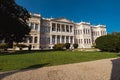 Dolmabahce Palace Painting Museum overlooking the garden in Istanbul