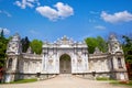 Dolmabahce Palace in Istanbul Royalty Free Stock Photo