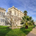 Dolmabahce palace at winter - istanbul Royalty Free Stock Photo