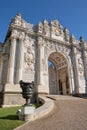 Dolmabahce sarayi Ottoman sultans palace in Istanbul Turkey