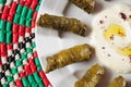 Dolmades with laban Royalty Free Stock Photo