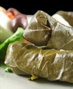 Dolmades And Salad Royalty Free Stock Photo