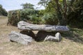 Dolmen of Argenton in Landunvez Royalty Free Stock Photo