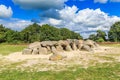 Dolmen D53 in the province of Drenthe Royalty Free Stock Photo