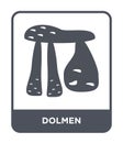 dolmen icon in trendy design style. dolmen icon isolated on white background. dolmen vector icon simple and modern flat symbol for