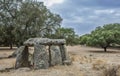 Dolmen of La Lapita, back view, Barcarrota, Spain