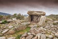 Dolmen at Revincu in Corsica Royalty Free Stock Photo
