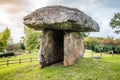 Dolmen of table type called Dosan-ri symbol of the city of Gochang at Gochang-gun dolmens site South Korea