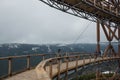 Dolni Morava, Czech Republic - 05 December 2015: Sky Walk.