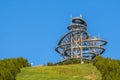 Dolni Morava, the Sky Walk lookout tower in the mountains Royalty Free Stock Photo