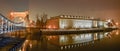 Dolnoslaski Urzad Wojewodzki in Wroclaw, view from the other bank of the Odra River