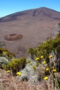 Dolomieu crater, Reunion island Royalty Free Stock Photo