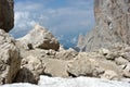 Dolomite Alps, Langkofel Royalty Free Stock Photo