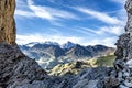 Dolomite alps Piz Boe Royalty Free Stock Photo