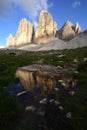 Dolomite mountain in Italy