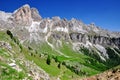 Dolomite peaks, Rosengarten Royalty Free Stock Photo