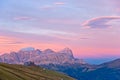 Dolomite Sunset