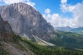 Dolomites Alps mountain view Royalty Free Stock Photo