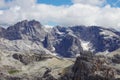 Dolomites in autumn colours. Royalty Free Stock Photo
