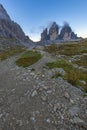 Dolomites\' autumn sunrise paints a breathtaking spectacle over Tre Cime di Lavaredo, Italy