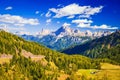 Dolomites, Italy. Beautiful sunny landscape, Monte Civetta, Sudtirol Royalty Free Stock Photo